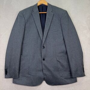 Johnston & Murphy Mens Large XC4 Extreme Comfort Gray Blazer Sport Coat Jacket
